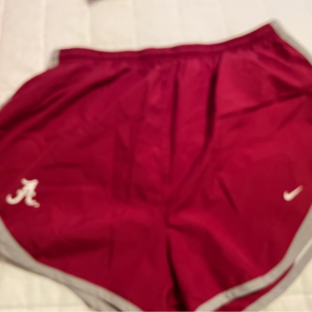 Nike woman's University of Alabama run shorts.